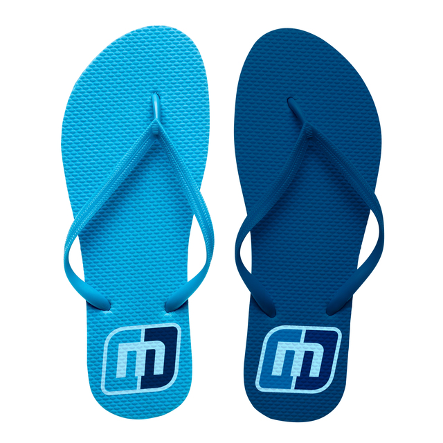 Multisandaler Light summer sandals in 2 shades of blue 