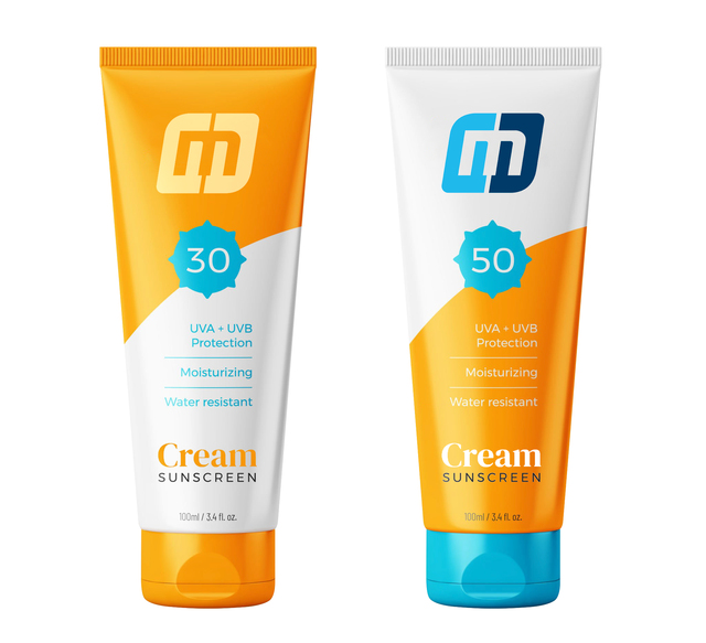 Multsolkrem, pakke 30+50 Solkrem 