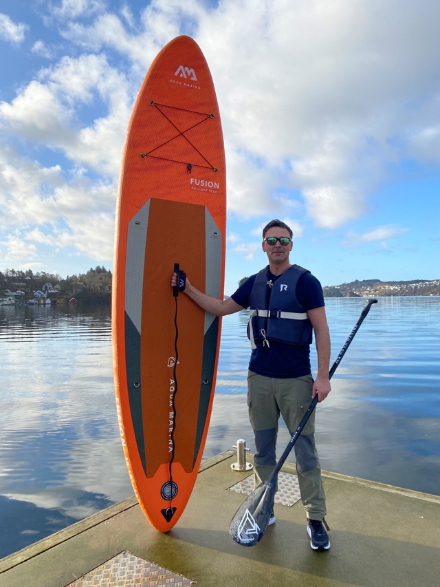 Aqua Marina SUP Fusion Vekt: 13,6 kg B: 25CM, H: 43CM, L: 91CM 