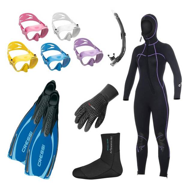 UTSTYRSPAKKE SNORKLING DAME Frivannsliv 